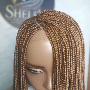 valarie Braided Wig - Brown Color, Synthetic Hair, Lace Front, Medium Length, Natural Look, Comfortable Fit