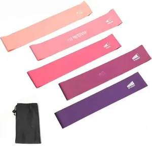 Resistance Bands for Working Out Exercise Loop Bands Workout Bands Set for Men Women Body Stretching, Crossfit Training, Home Workout, Physical Therapy, Booty Legs, Set of 5