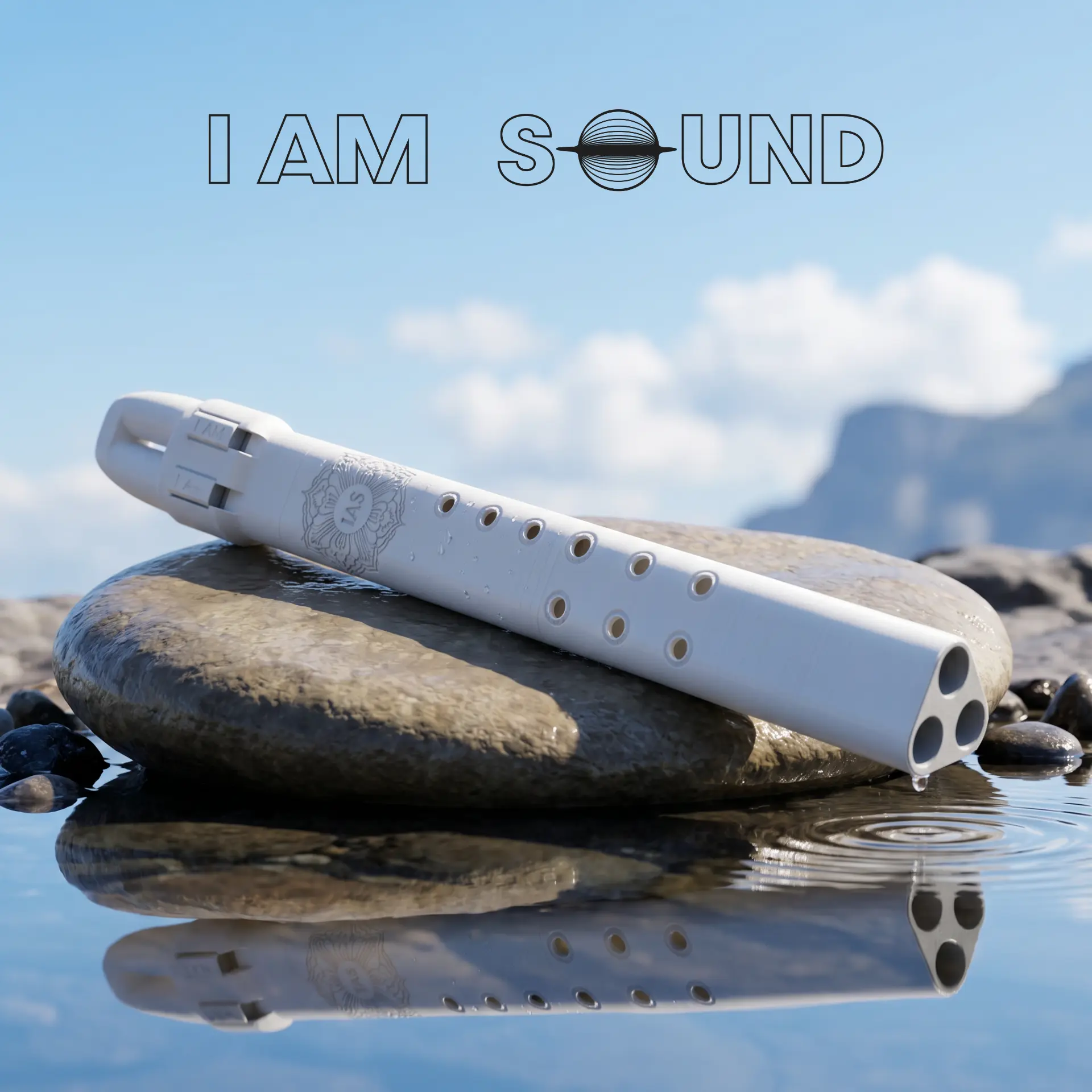 G4 Triple Drone Flute 440 Hz