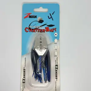Z man Chatter bait- Black/ Blue 1/4 oz