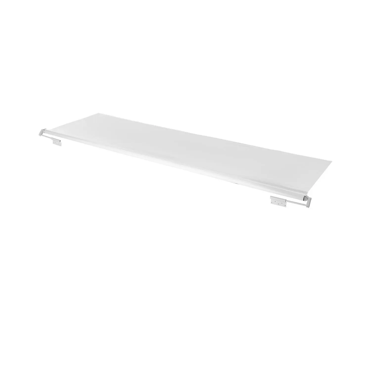 VEVOR 1" to 13' Awning Fabric Replacement White Slide Topper Awning for RVs