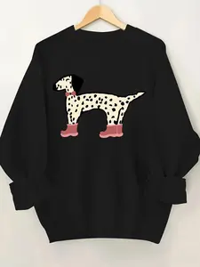 Cute Dalmatian Sweatshirt – Cozy Casual Crewneck for Everyday Wear