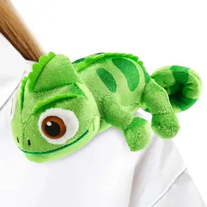 Pascal Rapunzel Chameleon Plush Dolls 15cm Pascal Stuffed Animals Plush Doll Pascal Rapunzel Shoulder Plush Toys Kids Gifts