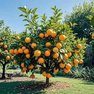 Orange Tree Seeds (50 Seeds) – Sweet Citrus Fruit Seeds for Home Gardens, Balconies & Patio Growing