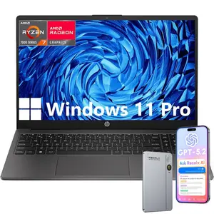 HP 15.6" 255 G10 FHD Business Laptop, 32GB RAM, 1TB SSD, AMD Ryzen 7 7730U, Numeric Keypad, Webcam, Wi-Fi 6, Windows 11 Pro, w/Accessories