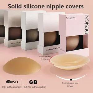 LikeMyChoice Seamless Matte Silicone Nipple Covers Ultra-Thin Invisible Pasties for Backless Dresses Reusable No-Show Breast Petals for Bra-Free Comfort & Summer Fashion