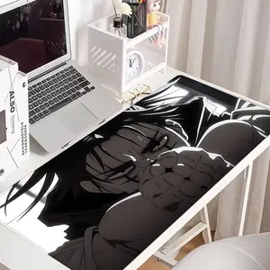 Anime Pattern Mouse Pad, 1 Count Rectangle Gaming Mouse Pad, Mouse Pad with Non-slip Rubber Base, Desk Keyboard Mouse Mat for Home Office, Desktop Accessory