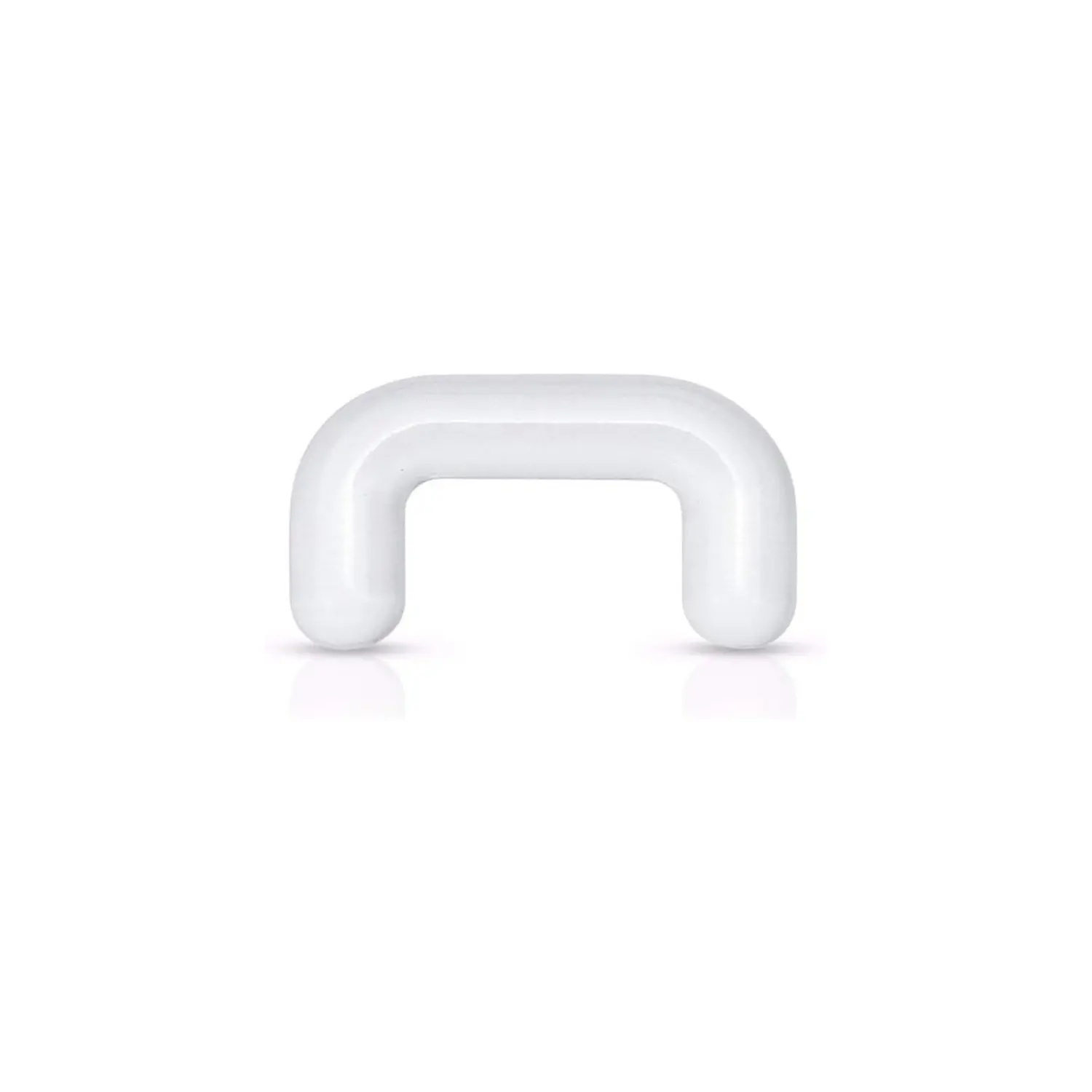 BodyJewelryOnline Septum Piercing Clear Retainer Jewelry 10g, 12g, 14g, 16g Available
