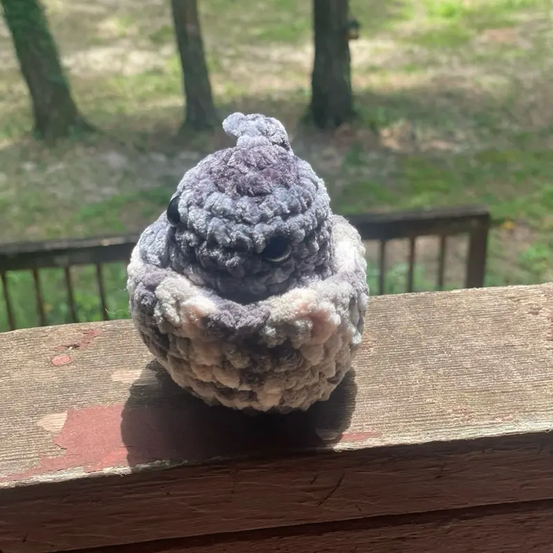 Crochet Dino Egg - Unique Design Featuring a Textured Surface and Natural Outdoor Setting