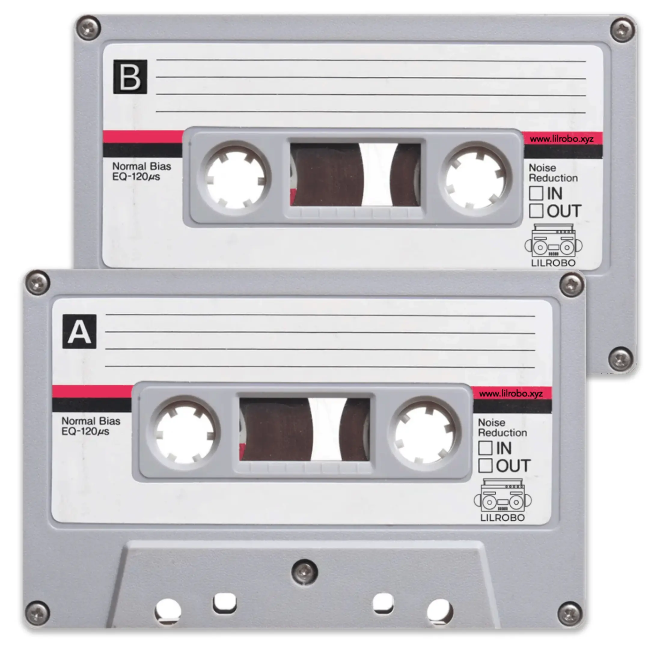 Light Grey Tape Cassette NFC Card Light Grey Tape Cassette NFC Card
