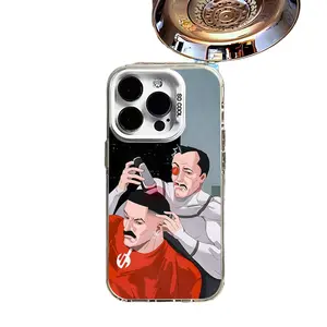 Fun & Unique "Invincible Young Hero" Design Phone Case — Colorful Silver Finish, Frosted, Shockproof Protective Cover for iPhone 17/16/15/14/13/12 Series — An Ideal Gift Choice