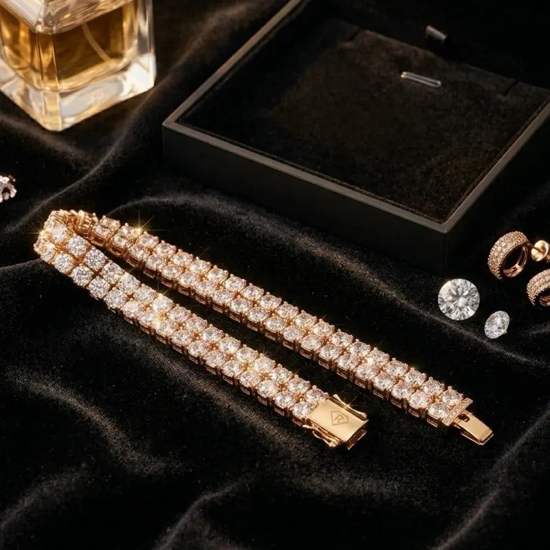 14k Gold Diamond Tennis