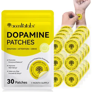 Dopamine Patch Set, Emotion Balance & Focus Booster Patches, Wearable Mood Health Solution, Suitable for All, 30-60 Pieces Per Bag, Emotional Balance