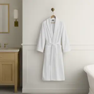 Luxury Cotton Bath Robe Ultra Soft Adjustable & Machine Washable Premium Turkish Plush Robes for Women & Men