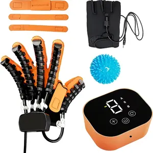 upgraded Rehabilitation Robot Gloves with Physiotherapy Equipment Adjustable Speed Ideal for Stroke Paraplegia Home Clinic Hospital Use Motorized Movement Real-Time Display Chargeable hand exerciser ideal gift finger exerciser stroke patient