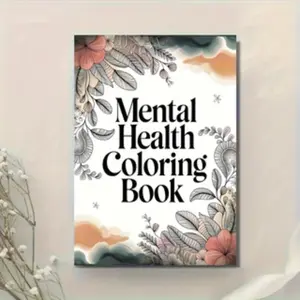 Inspirational Coloring Book, 1 Count 24 Pages Motivational Quotes Book, Promotes Mental Health, Practices Gratitude, Encourages Positive Thinking, Coloring Gift Book