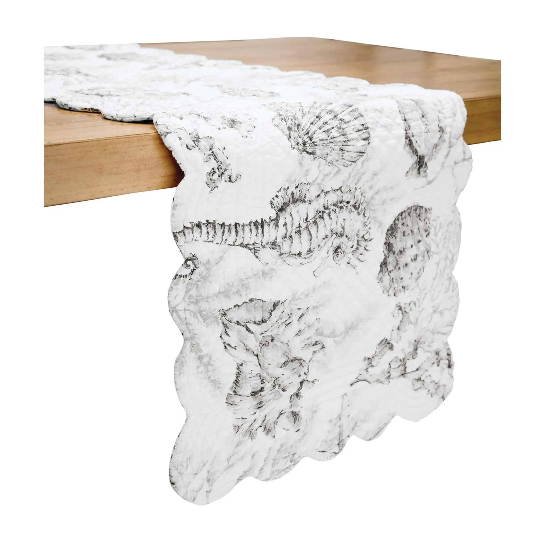 Fenwick Isle 14" x 51" Cotton Quilted Table Runner by Valerie