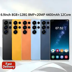 S25 Ultra Unlocked 4G Android 14 Smartphone.8GB+128GB,6.99" HD Display,8MP+20MPCam,4400mAh, Dual Card, Built-in Pen, FaceUnlock, , Case & ProtectorDual , Case & Protector budget-friendlysmartphones unlockedphone cost-effective phone