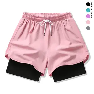 Women’s casual athletic pants with lining, drawstring, elastic waistband, suitable for outdoor sports, fitness, running, and casual wear.summervibes