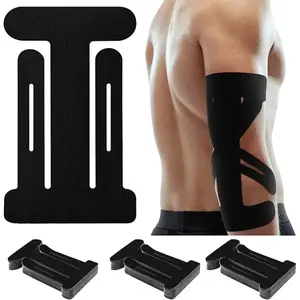 30 Count Pre-Cut Waterproof Kinesiology Tape for Elbow – Original Cotton Athletic Tape, Latex-Free, Muscle Support & Pain Relief for Sports, Long-Lasting Support