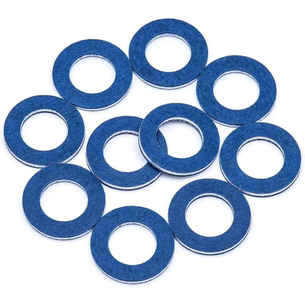 10 PCS Engine Oil Drain Plug Gaskets Replacement For Toyota 90430-12031,Lexus,Scion,RAV4,Camry,Avalon,Corolla