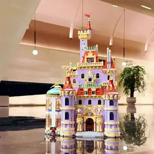 2026 Princess Castle Romantic Toy, Modular Model Building Blocks, Educational Gift for Girls, Birthday Decoration Set, 2916 Pieces, Creative Building Set