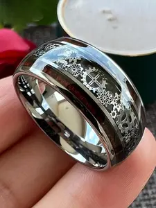Vintage Punk Style Gear Design Ring, Rotating Openwork Ring, Spinner Rings, Men Accessories, Stainless Steel Ring for Men & Women, Fashion Jewelry for Party, Daily Decor, Trendy Jewelry for Birthday Gift, Witchy Jewelry