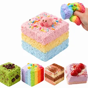 Handmade taba squishy squishies/yellow bread series, best-selling in the store Sticky Squeeze Toys Gift for kids gift Taba taba squishies Gifts For Children's Day Stress Relief Toy Yellow bread series squishy deck stress ball Putty