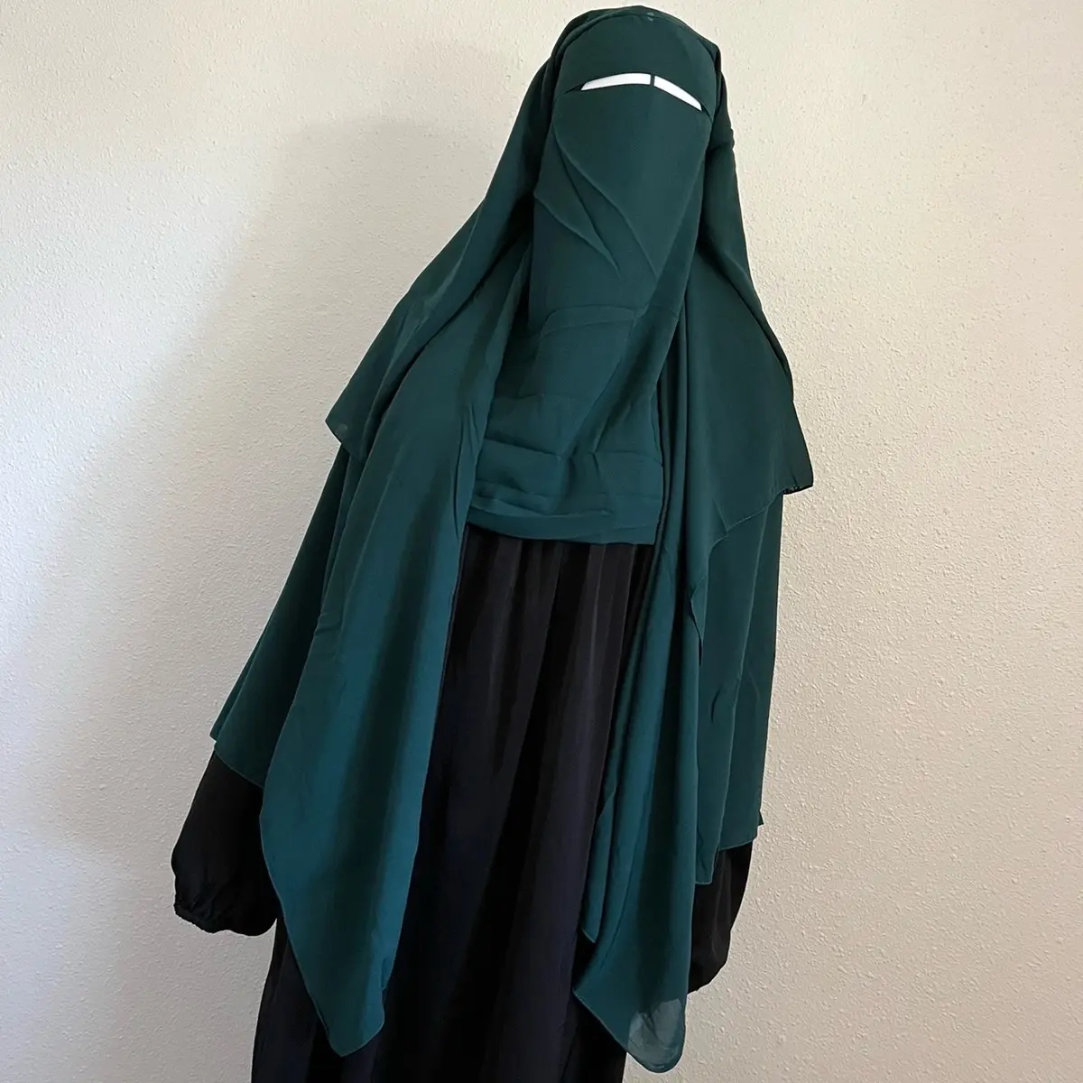 3 layers nose string niqab