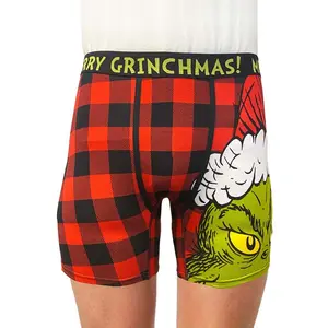 Grinch Santa Buffalo Boxer Brief
