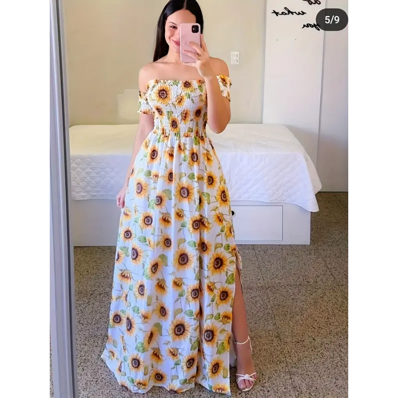 sunflower women's dress - TikTok Shop