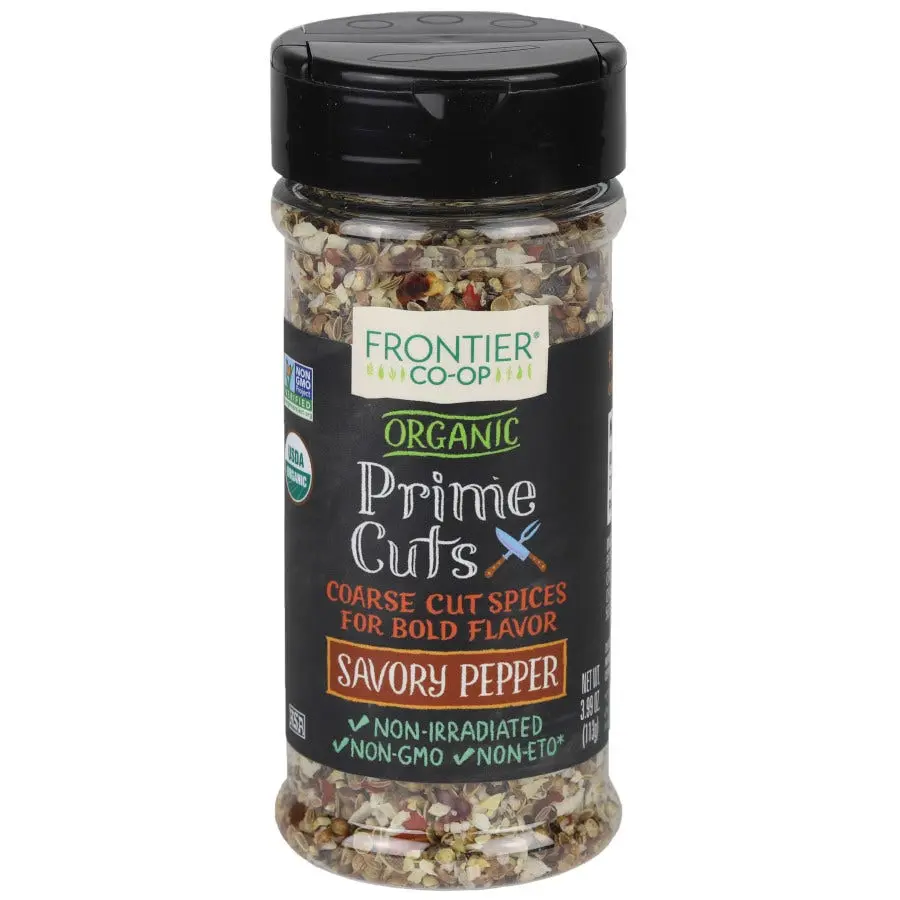 Frontier Co-op Prime Cuts Savory Pepper, Organic 3.99 oz.
