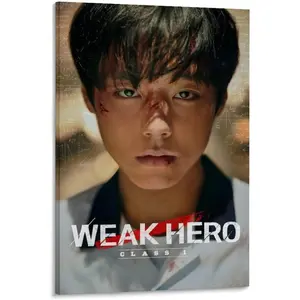 Weak Hero Class 1 Movie Cover Poster (3) Canvas Art Wall Poster Printing Office Bedroom Aesthetic Poster Living Room 08x12inch(20x30cm) Frame-style