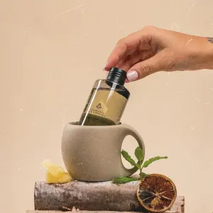 AromaPlan AP110 Dark Tea Home Fragrance Freshener - Floral Blend Aroma, Citrus Scent, Earthy Woody Scent, Lemon-Infused Woody Fragrance Oil Aroma