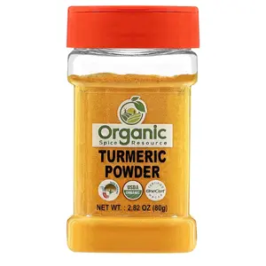 Turmeric Powder with Curcumin 2.82 Ounce USDA Organic Non-GMO Lab Tested for Purity and Heavy Metal 100% Raw Natural
