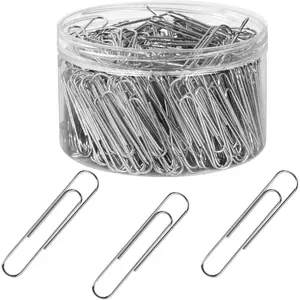 280 Pcs Large Paper Clips, 2 Inch Silver Stainless Steel Paperclips for Office and School Supplies
