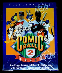 1991 Upper Deck Comic Ball Baseball Trading Cards Series 2 Factory Sealed Box