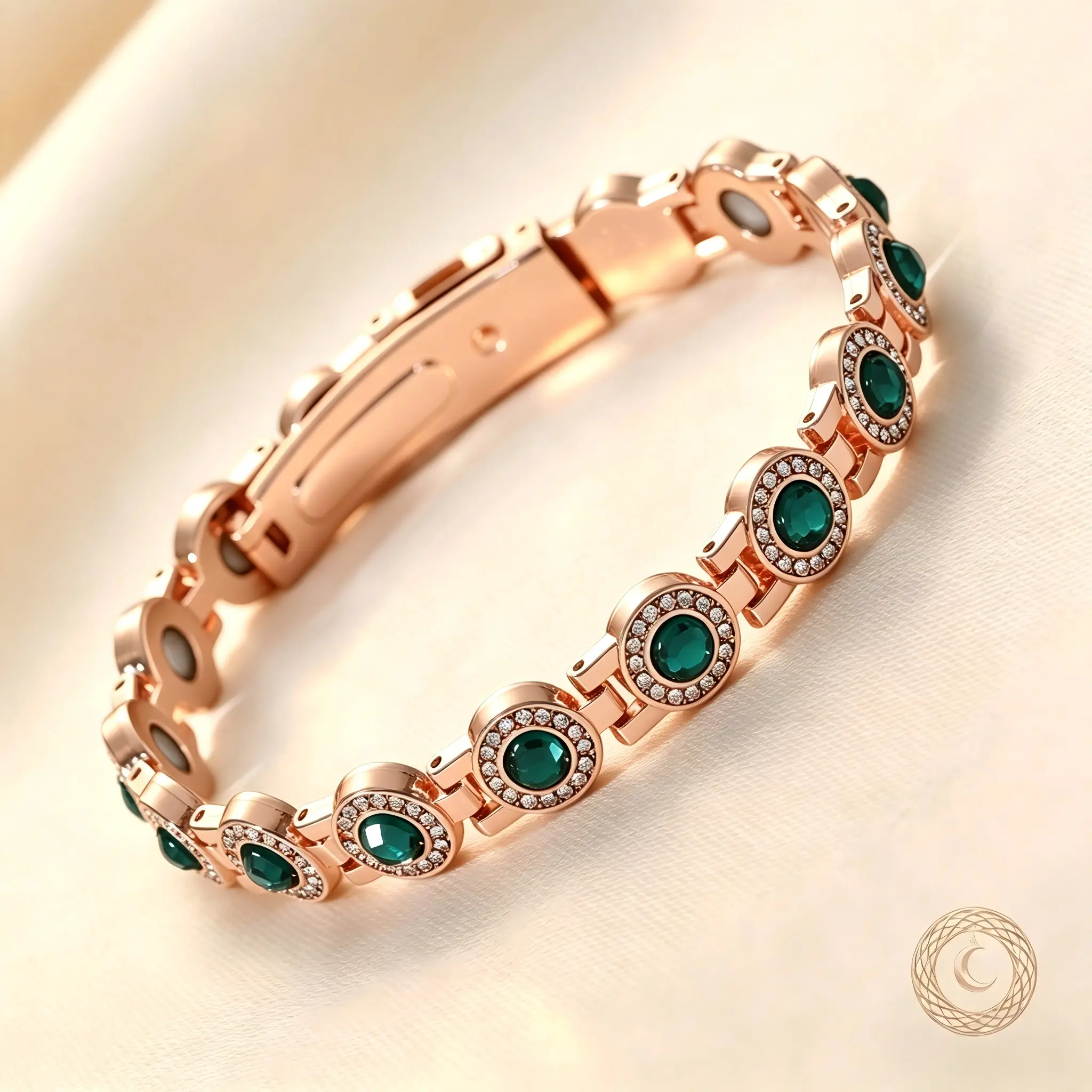 Women's Pure Copper Magnetic Bracelet | 3500 Gauss Magnets & Crystal Accents | Adjustable Copper Bracelet | Power Balance Bracelets | Copper Jewelry Bracelet | Bra Bracelet | Adjustable Copper Bracelet | Mothers Day Gift Ideas