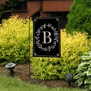 Classic Letter B Garden Flag 12x18inch, 28x40inch