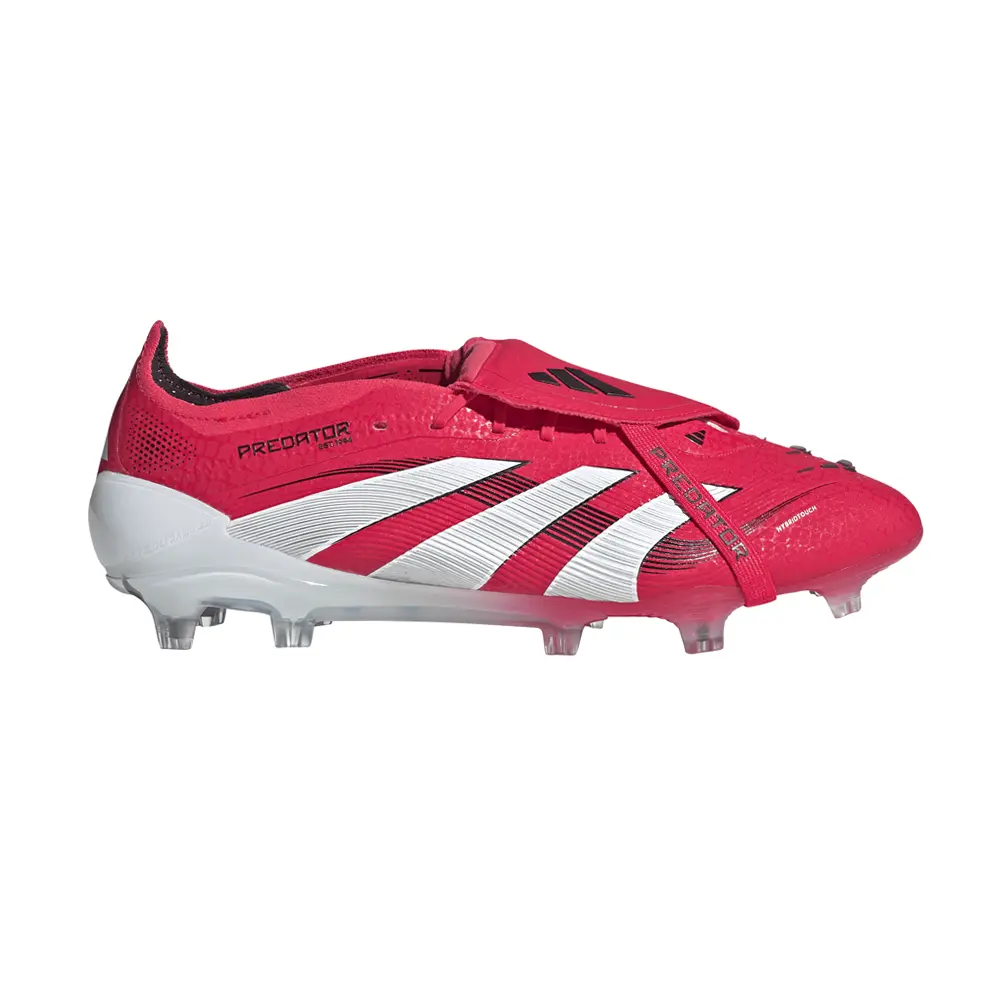 adidas Mens Predator Elite Fold-Over Tongue Firm Ground Soccer Cleats - Red adidas Mens Predator Elite Fold-Over Tongue Firm Ground Soccer Cleats - Red