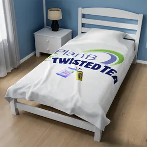 Plan B and Twisted Tea Plush Blanket