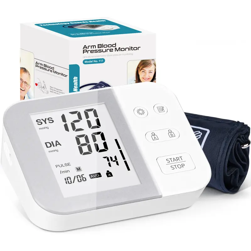 Home Blood Pressure Monitor — Blood Pressure Cuff (8.7–16.5 inches), Voice Broadcast, Accurate and Reliable Upper-Arm Blood Pressure Monitor