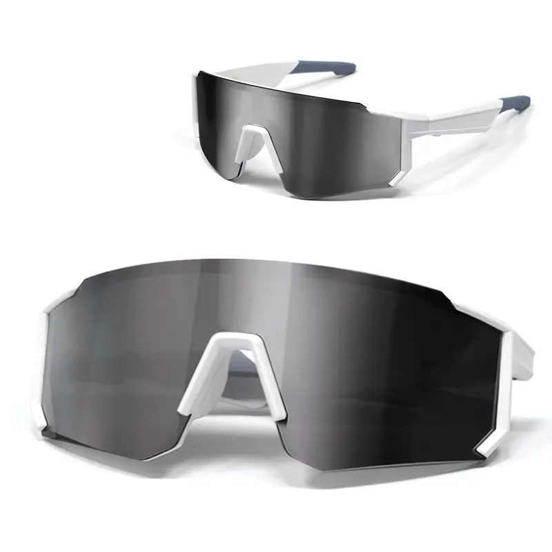 Smart Glasses with Speaker and Microphone, Bluetooth-compatible Compatible Sunglasses, Touch Voice Assistant, Supports Calls and Music, Outdoor Sports