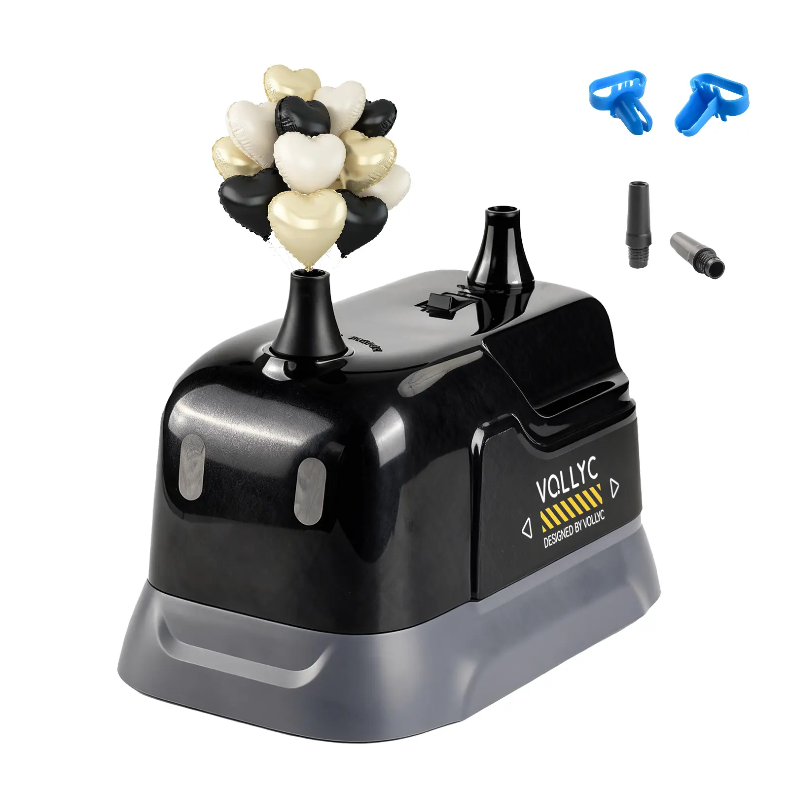 [Deals for You] VOLLYC Electric Balloon Pump Dual-Nozzle Portable Balloon Inflator Air Pump – Lightweight, Fast & Easy Inflation Balloon Blower for Party Decorations, Birthday, Graduation Party Wedding & Baby Shower Summervibes