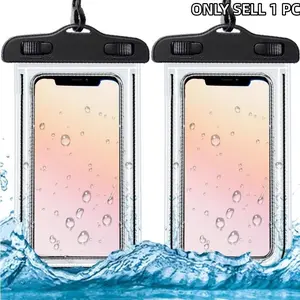 Waterproof Protective Phone Case Cover Casing, Accessories, Swimming Dry Bag, Underwater Pouch for iPhone 17 16 15 14 13 12 11 Pro Max Plus Air & Other Android Smartphone, Universal Pouch