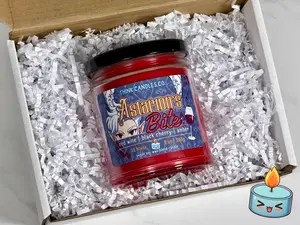 Astarion's Bite Candle | Hand Poured Vegan Wax Blend Candle | 9 oz, 4 oz, 2 oz Snap Bar