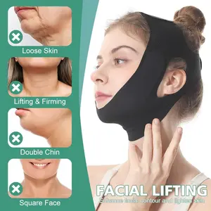 Sleep Chin Strap Reusable Double Chin Corrector Double Chin Correction V Mask Jawline Shaper Jawline Shaping Women's Jaw Exercise Perfect Mother's Day Gift