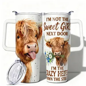 1pc, 40oz/30oz/20oz/14oz Stainless Steel Cup Highland Cow Watercolor Double Wall Vacuum  Cup, Leakproof Lid & Carry Handle Travel Mug Tumbler for Outdoor Camping Hiking,  Travel Drinkware, Gift for Dad, Mom, Bro Stranger Things Insulated Dr Pepper