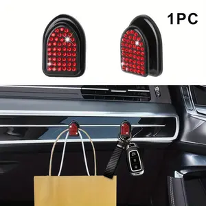 Car hanger, a multi-functional rear storage device for seat suspension, self-adhesive wall hanger, used for hanging keys, masks, headphones and cables