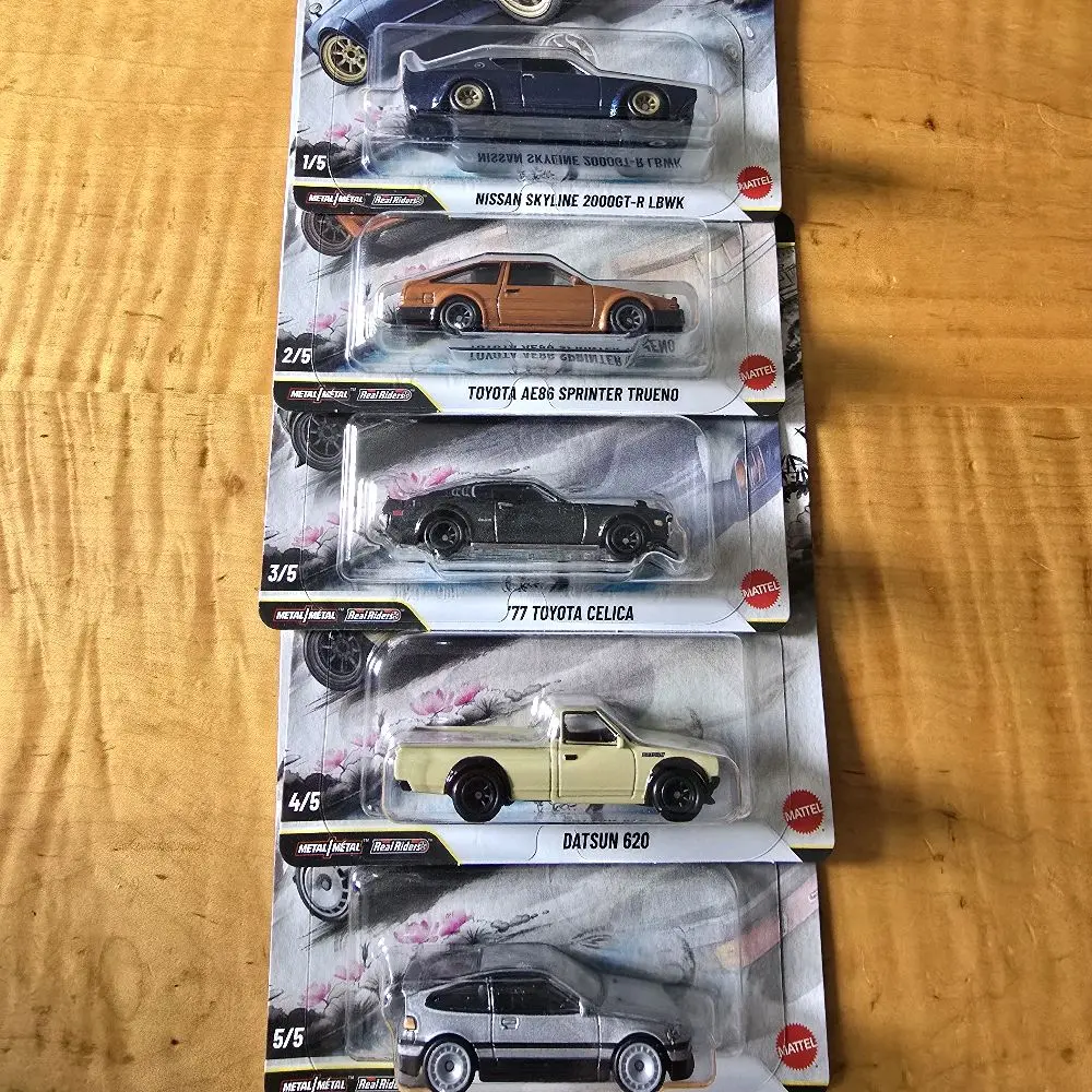 Hot Wheels Premium Japanese Historics 5 Die-Cast Car, No Chase Vehicle Included